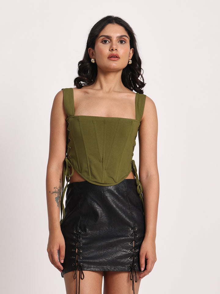 The "Olive & Edge" Corset Skirt Set