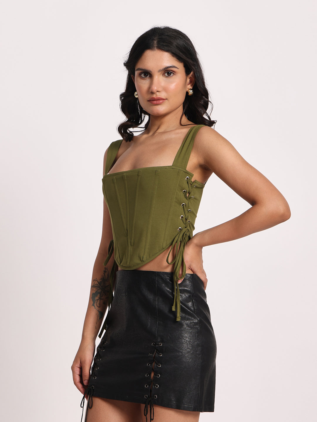 The "Olive & Edge" Corset Skirt Set
