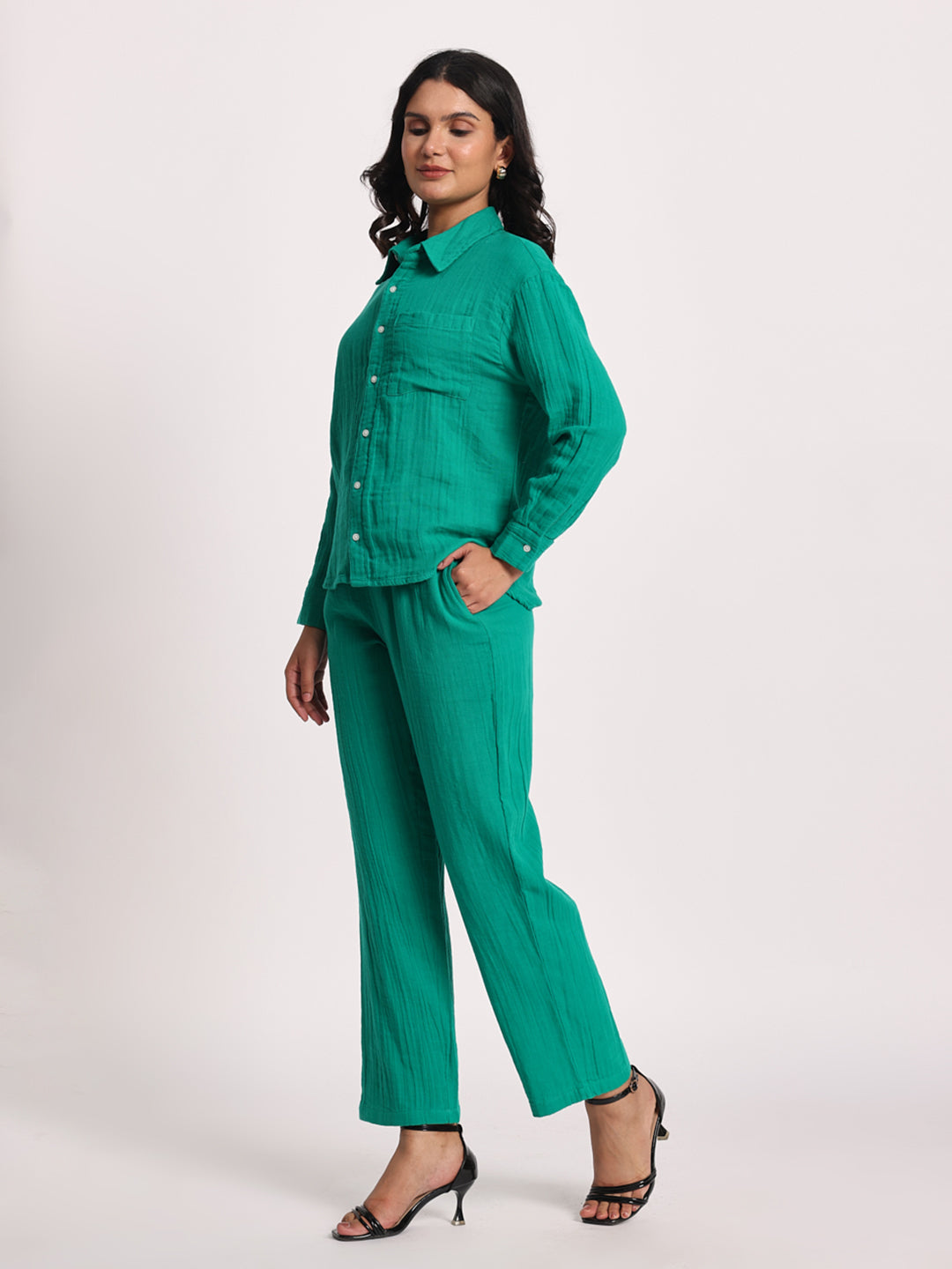The "Vibrant Teal" Co-ord Set
