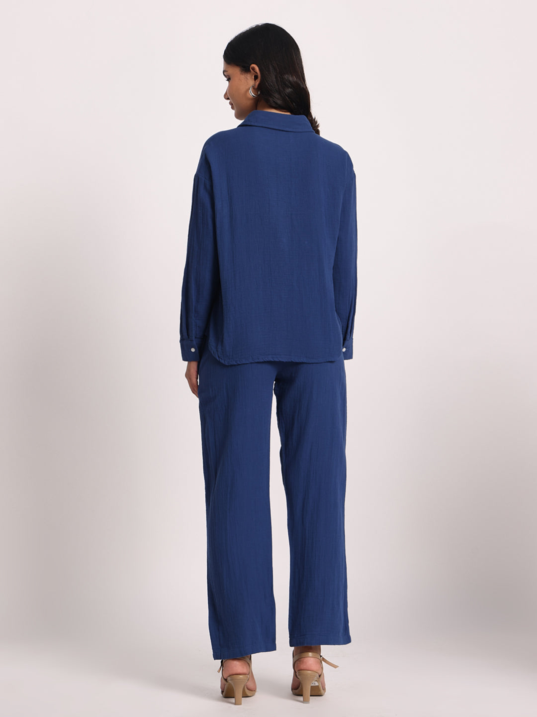 The "Effortless Indigo" Co-ord Set