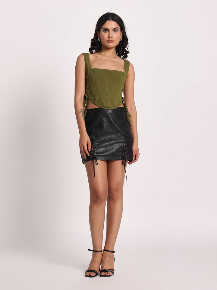 The "Olive & Edge" Corset Skirt Set